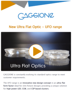 Newsletters visual on Ultra flat optics for LED