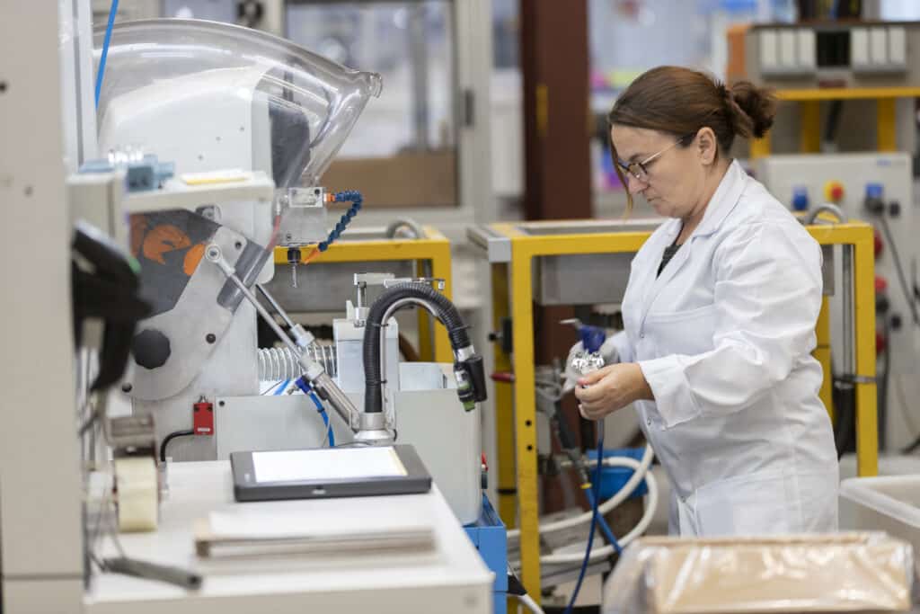 Picture of plastic injection in Gaggione - Lens manufacturer