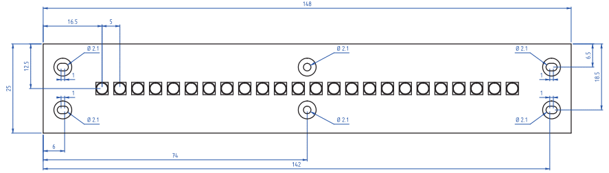 CB-drawing-24x-highpower for Silicone linear collimators
