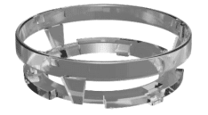 UFO45A-tunable-white-lenses-ultra-flat-optic- clear holder