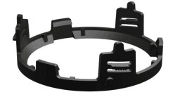 UFO45A-tunable-white-lenses-ultra-flat-optic- black holder