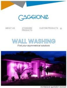 Newsletters visual on wall washing lighting application