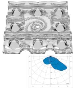 Road lighting LED lens T3M