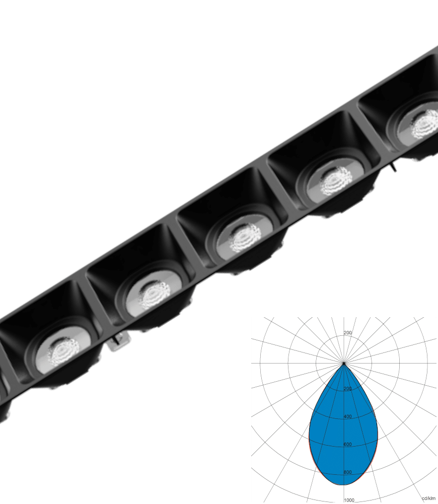 Highlights Pollux LED Linear dark light collimator picture - Large