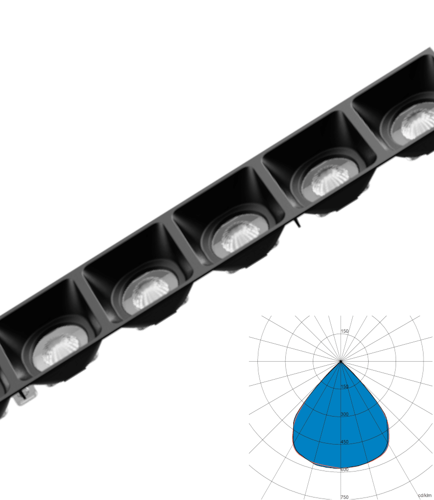 Highlights Pollux LED Linear dark light collimator picture - Very large
