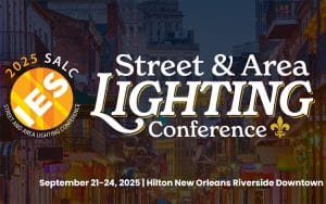 Logo of led optics trade fair SALC in the USA